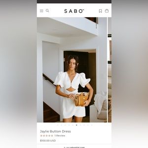 Never Worn SABO Jaylie Button Down Dress